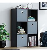 Vida Designs Durham Cube Bibliothèque Organiseur de Salon Bibliothèque Maison Bureau Mobilier (...
