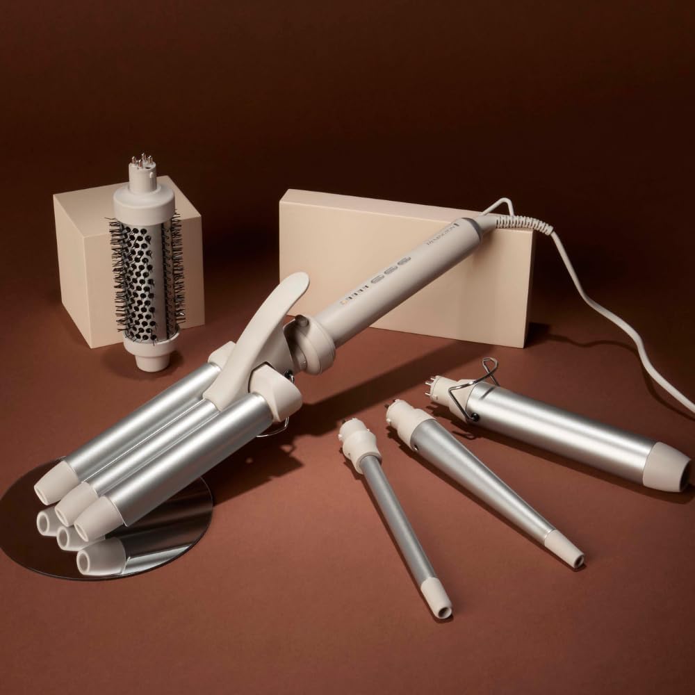 Remington - Boucleur 5en1, 13-33mm, écran LED, tous cheveux - CI41MS5E51