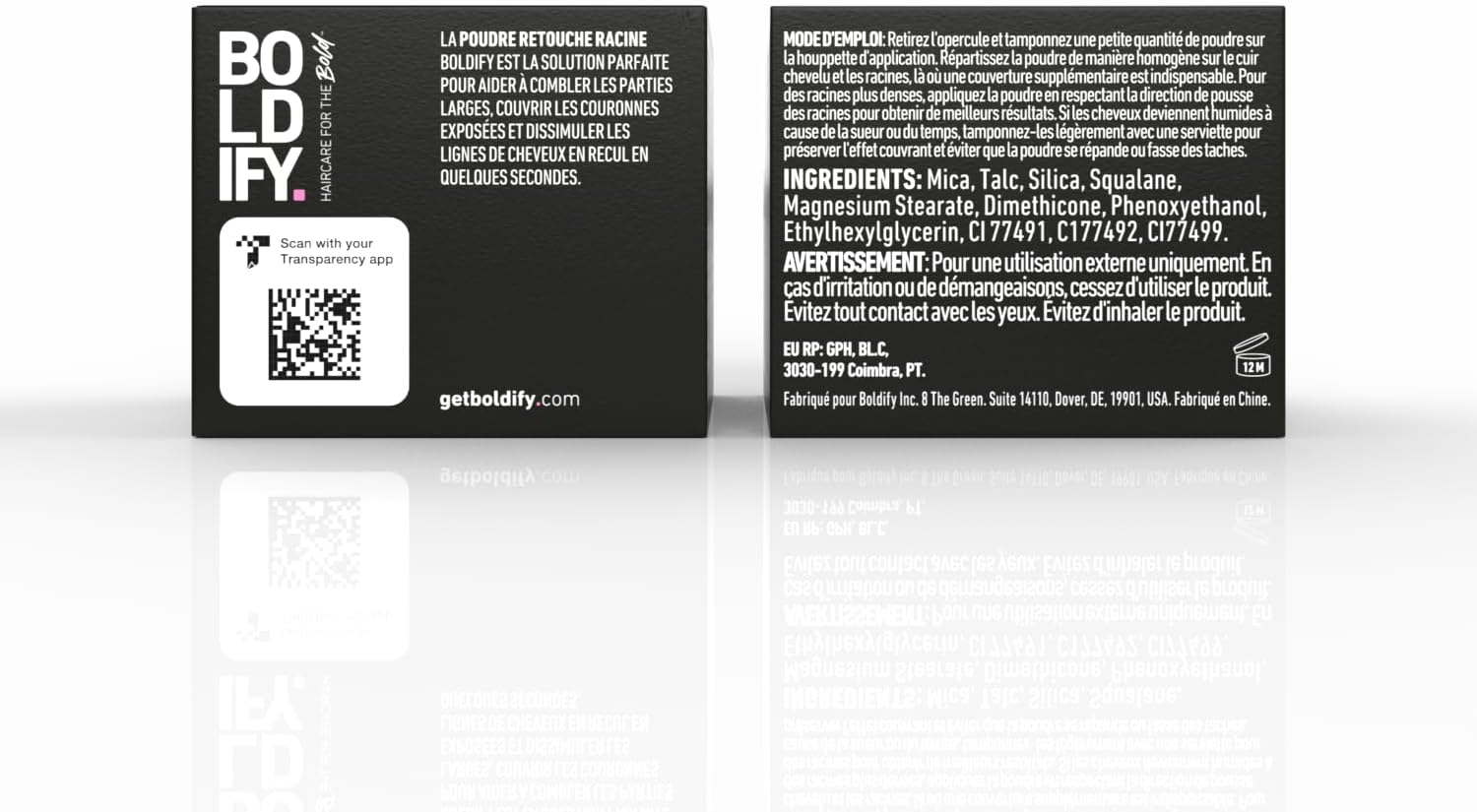 BOLDIFY - Poudre de Racine Blond Clair - 4g - retouche instantanée, camoufle cheveux gris