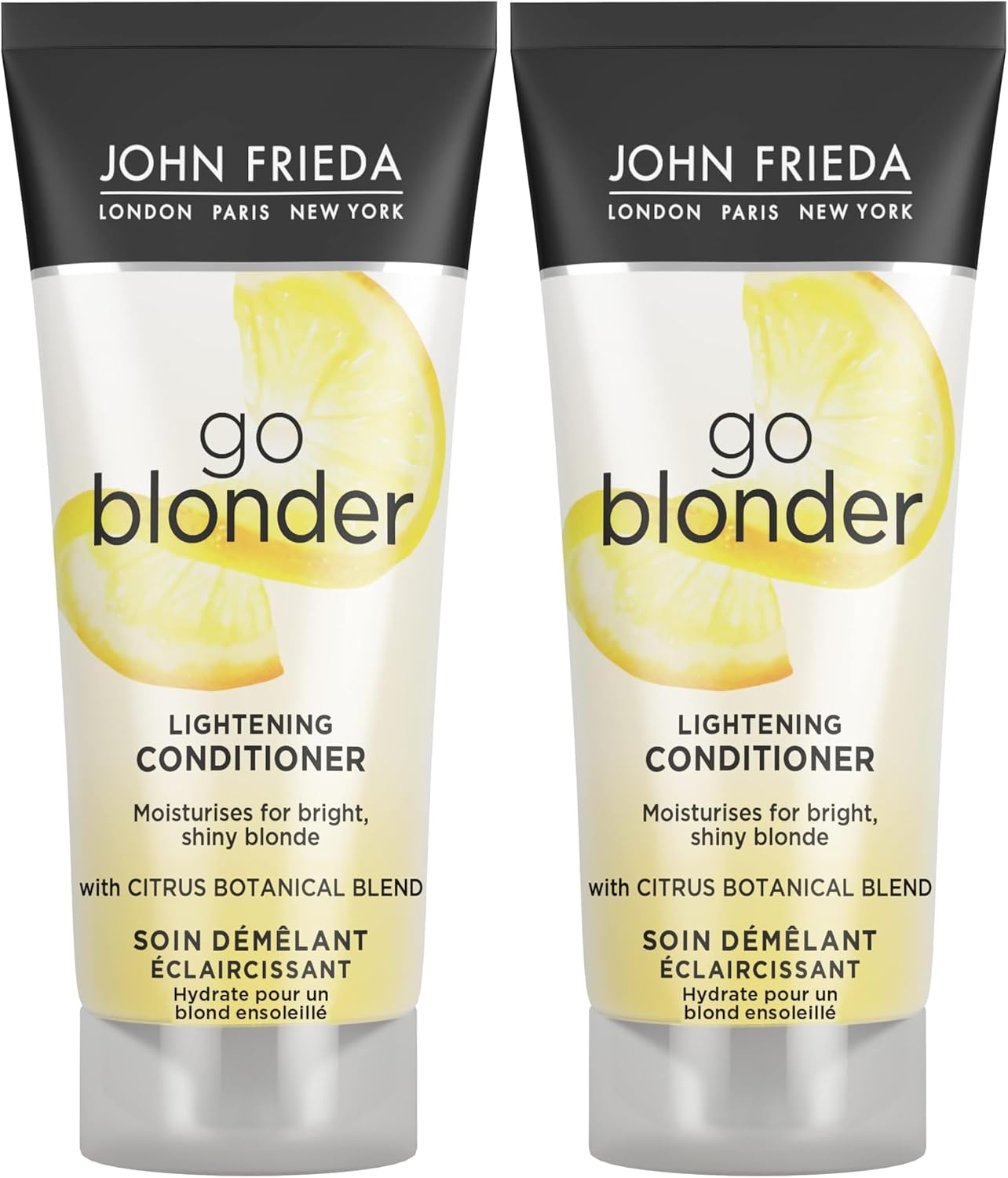 John Frieda - Go Blonder Soin Démêlant - 75ml x2 - Éclaircissant cheveux