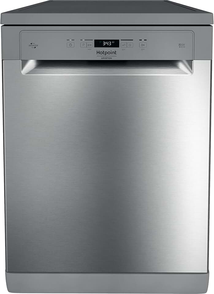 Hotpoint - Lave-vaisselle Série HFC - Inox - 60 cm - 3C41 CW X