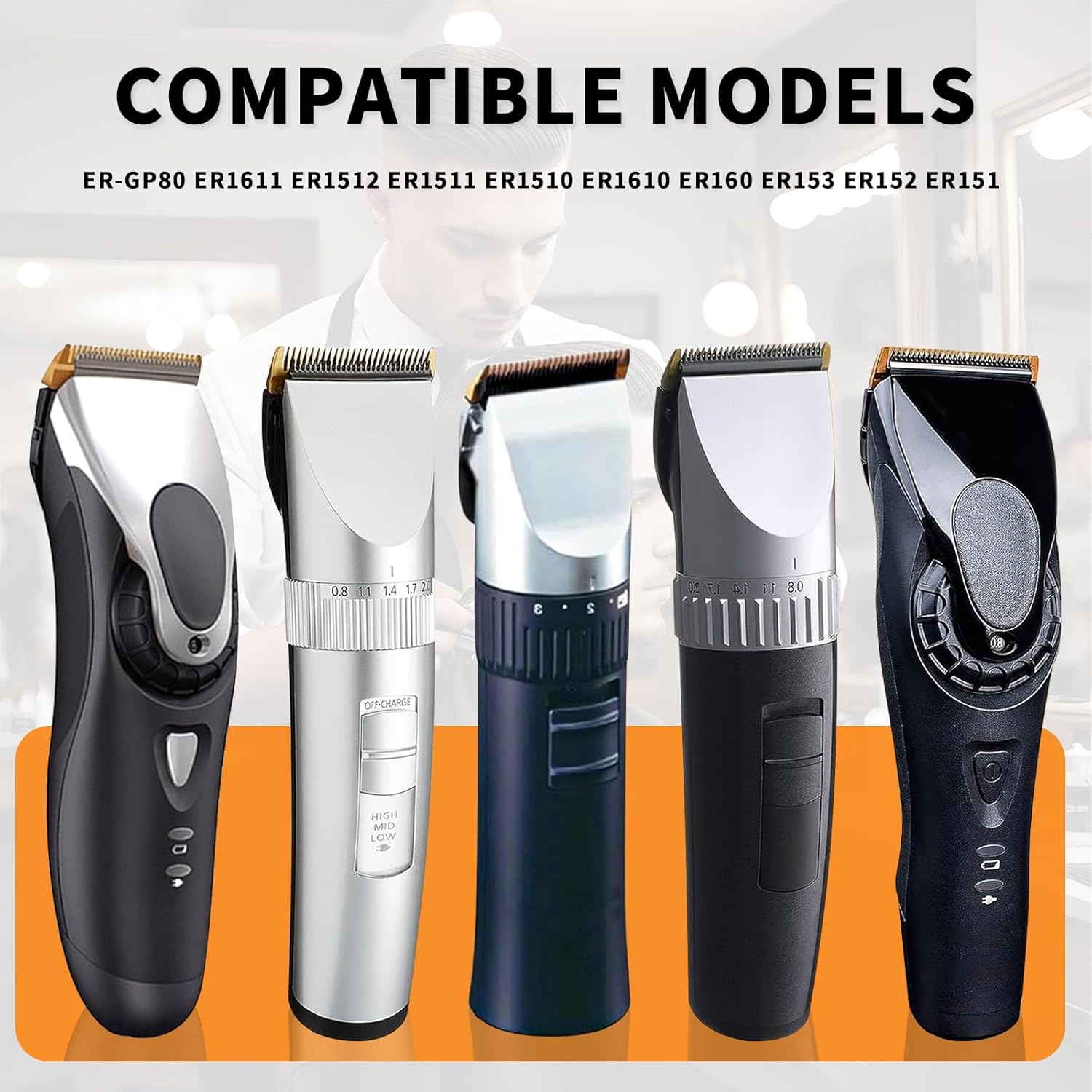 Couteau de remplacement - compatibilité Panasonic - lot de 2 - coupe précise - WER9902