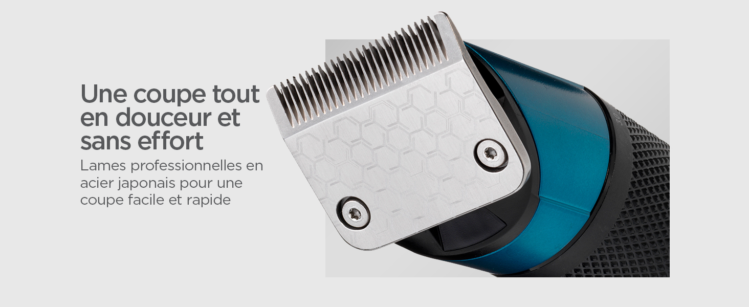 Tondeuse cheveux BaByliss E990E Japanese steel, lames en acier japonais, coupe facile, tondeuses