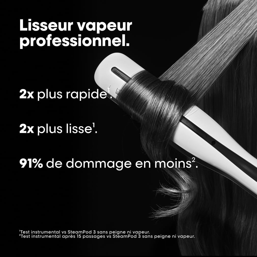 L'Oréal Professionnel - Steampod 3 - lisseur vapeur, céramique, 2-en-1, tous cheveux