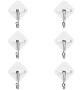 Aeuezxx Crochet Adhésif, 6 Pièces Crochet Auto Adhésifs, Crochet Porte Serviette, Crochet Adhesif...