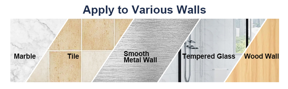 appliquer sur différents carreaux muraux de la salle de bain