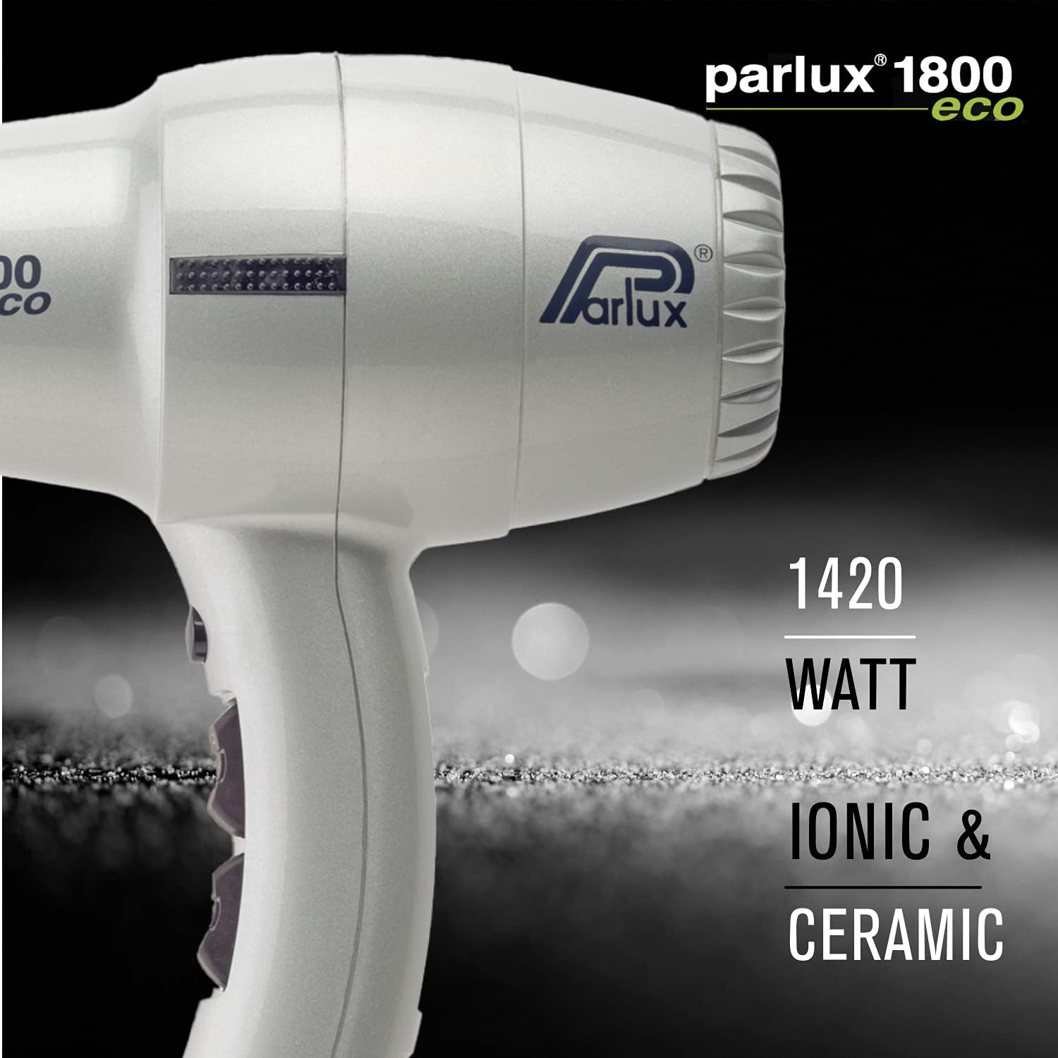 Parlux - Sèche-cheveux Professionnel 1800W - design compact - argent