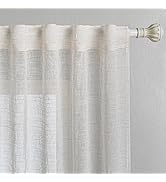 MYSKY HOME Lot de 2 rideaux courts pour salon - Style bohème