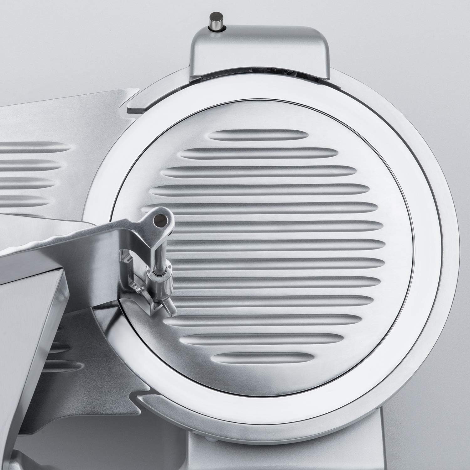 H.Koenig - trancheuse électrique MSX300 - lame 30 cm - coupe 0-15 mm, plateau large, aiguiseur, 282 rpm