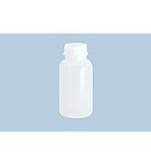 Hünersdorff Bouteille à col large à remplir avec bouchon à vis en polyéthylène basse densité (incassable et viable...