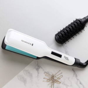 lisseur,fer à lisser,remington,plaques céramique,lisseur cheveux mouillés,cheveux brillant