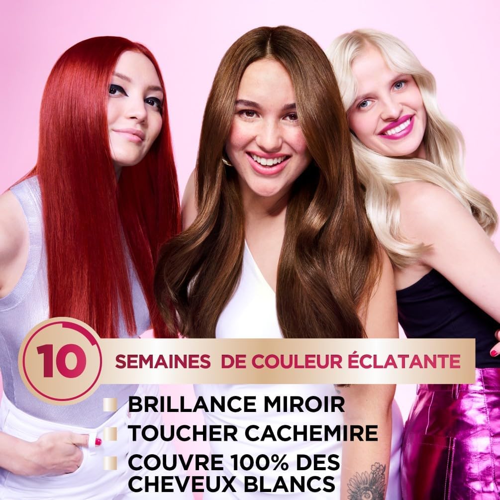 Garnier - Color Sensation - crème permanente - rouge profond, couvre 100% des cheveux blancs