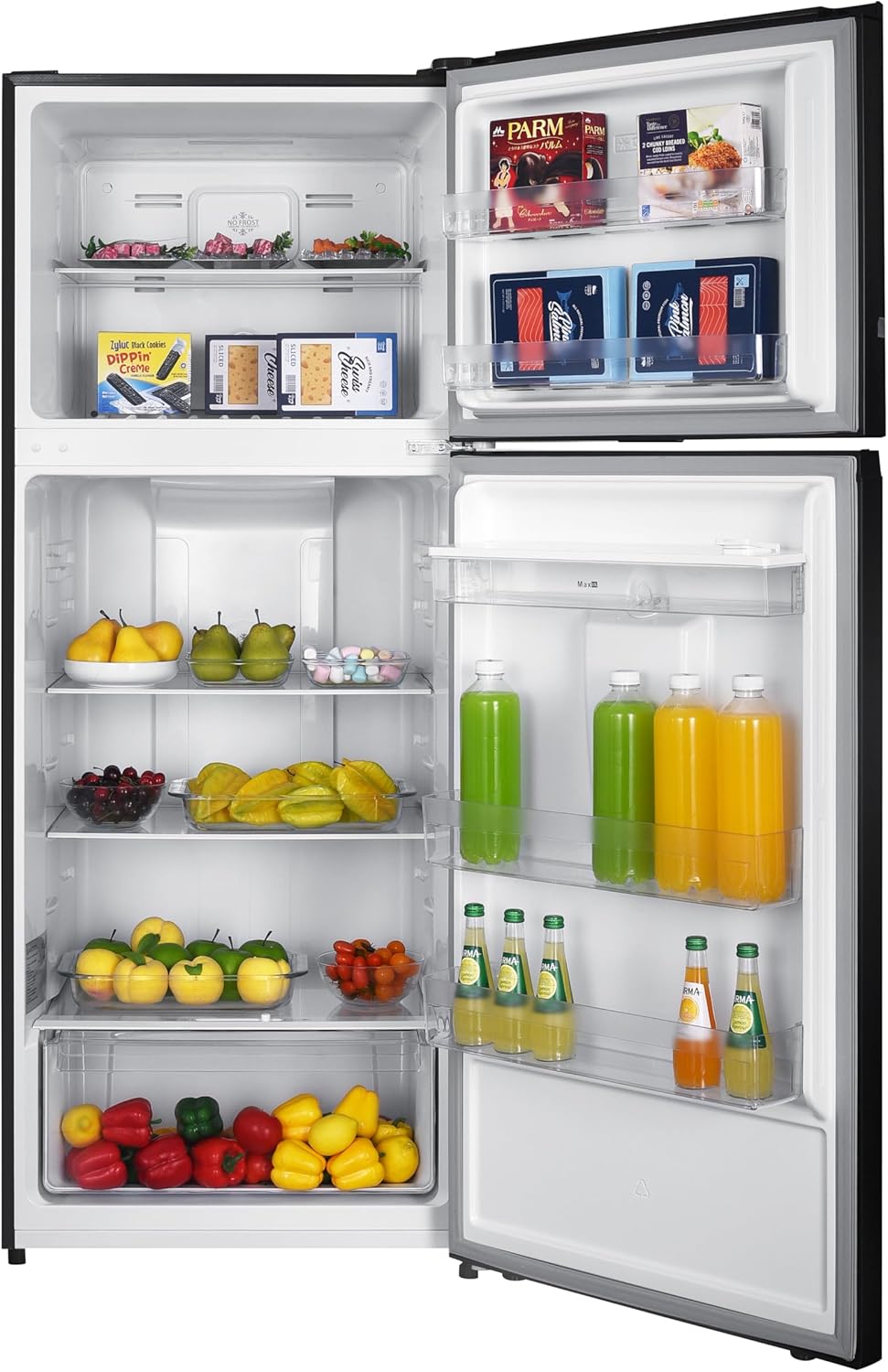 GEDTECH - Réfrigérateur combiné 415L, inox foncé, No Frost, distributeur d'eau - GDP415NFDX