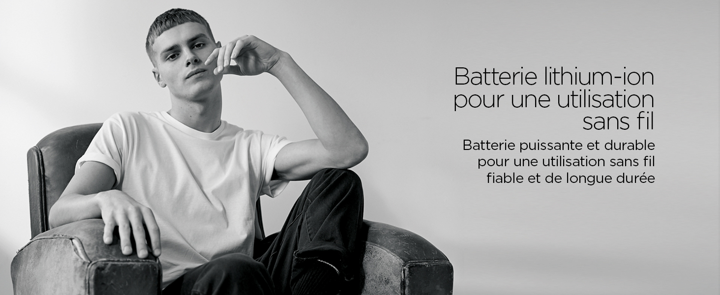 Tondeuse cheveux super-x Metal, E996E, BaByliss, lames en acier japonais, coupe facile, barbier