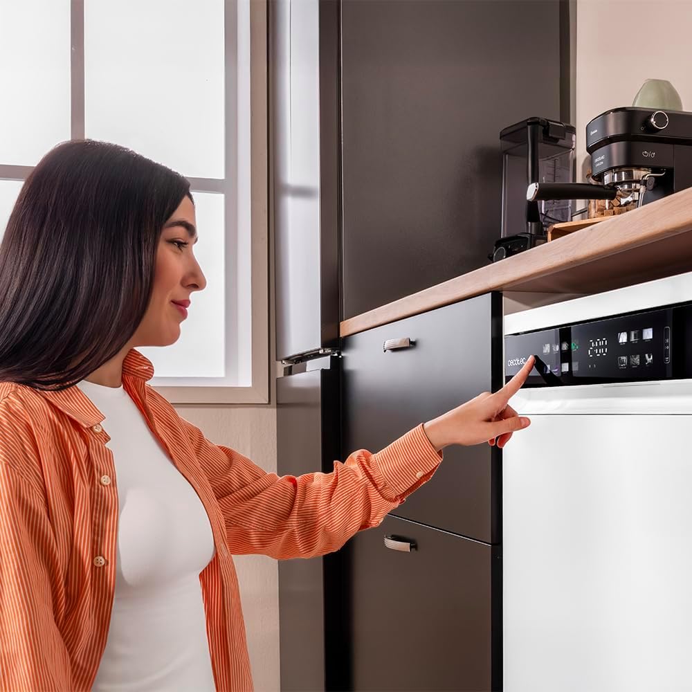 Cecotec - Bolero Aguazero 6210 - 60cm - 15 couverts, écran XXL, Sécurité enfants, Dry+, Classe D - 6210