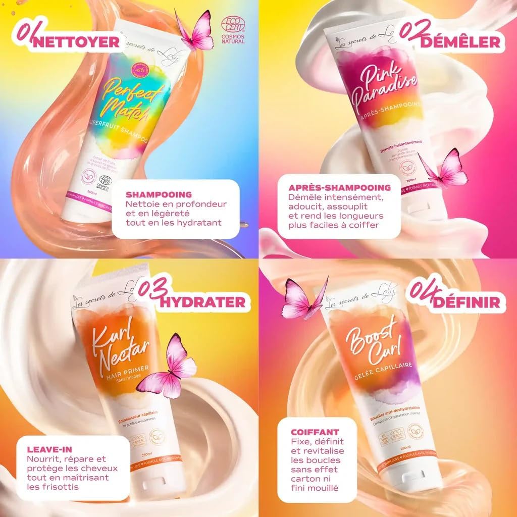 Les Secrets de Loly - Routine Perfect Match - hydratation & définition - cheveux bouclés