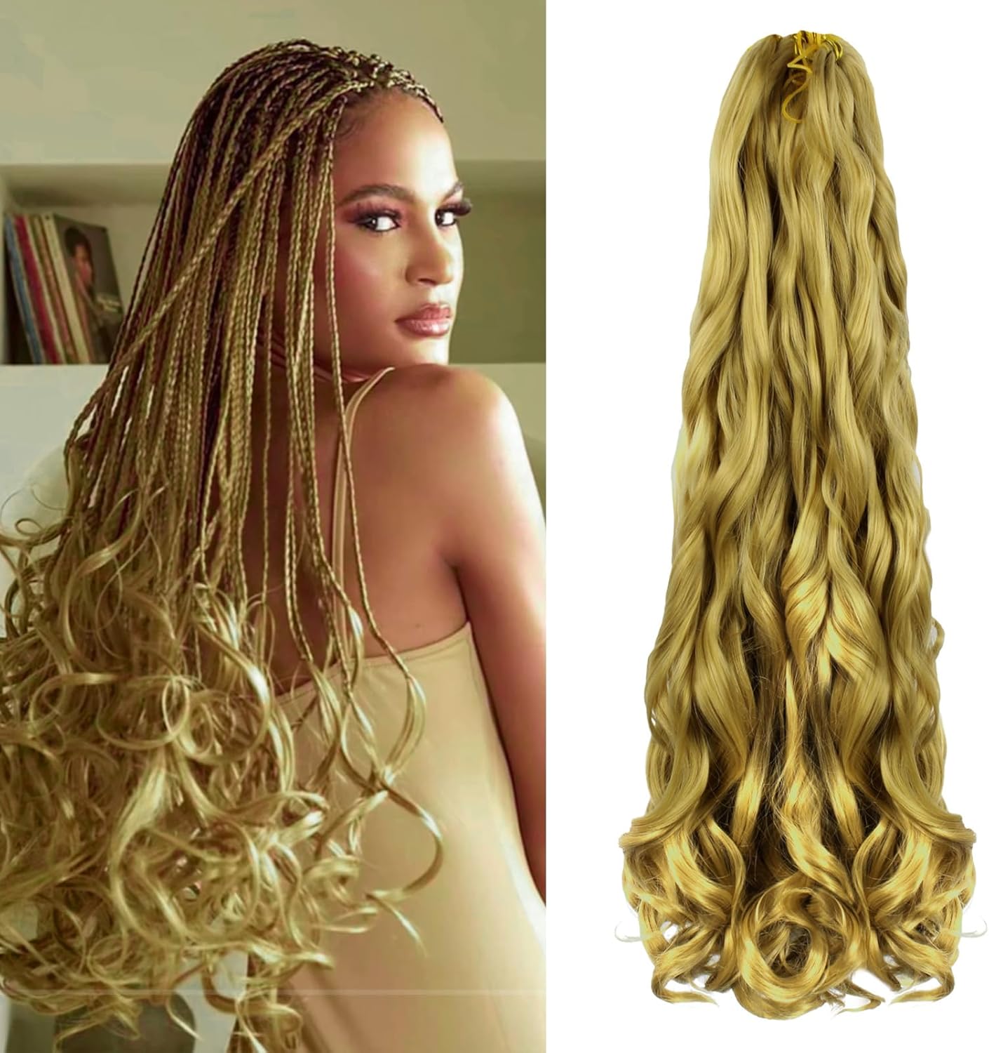 Enbeautiful - French Curl Braiding Hair 24