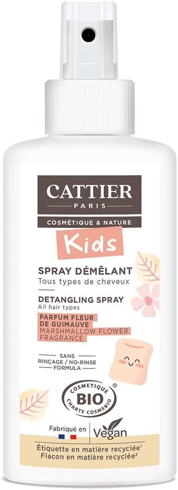 Cattier - Spray démêlant Kids - 200ml - parfum fleur de guimauve