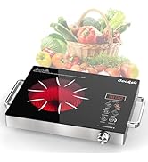 avec surface en verre noir élégante, commandes numériques et poignées en métal. Dispose d'un écran LED et de multiples fonctions de cuisson.