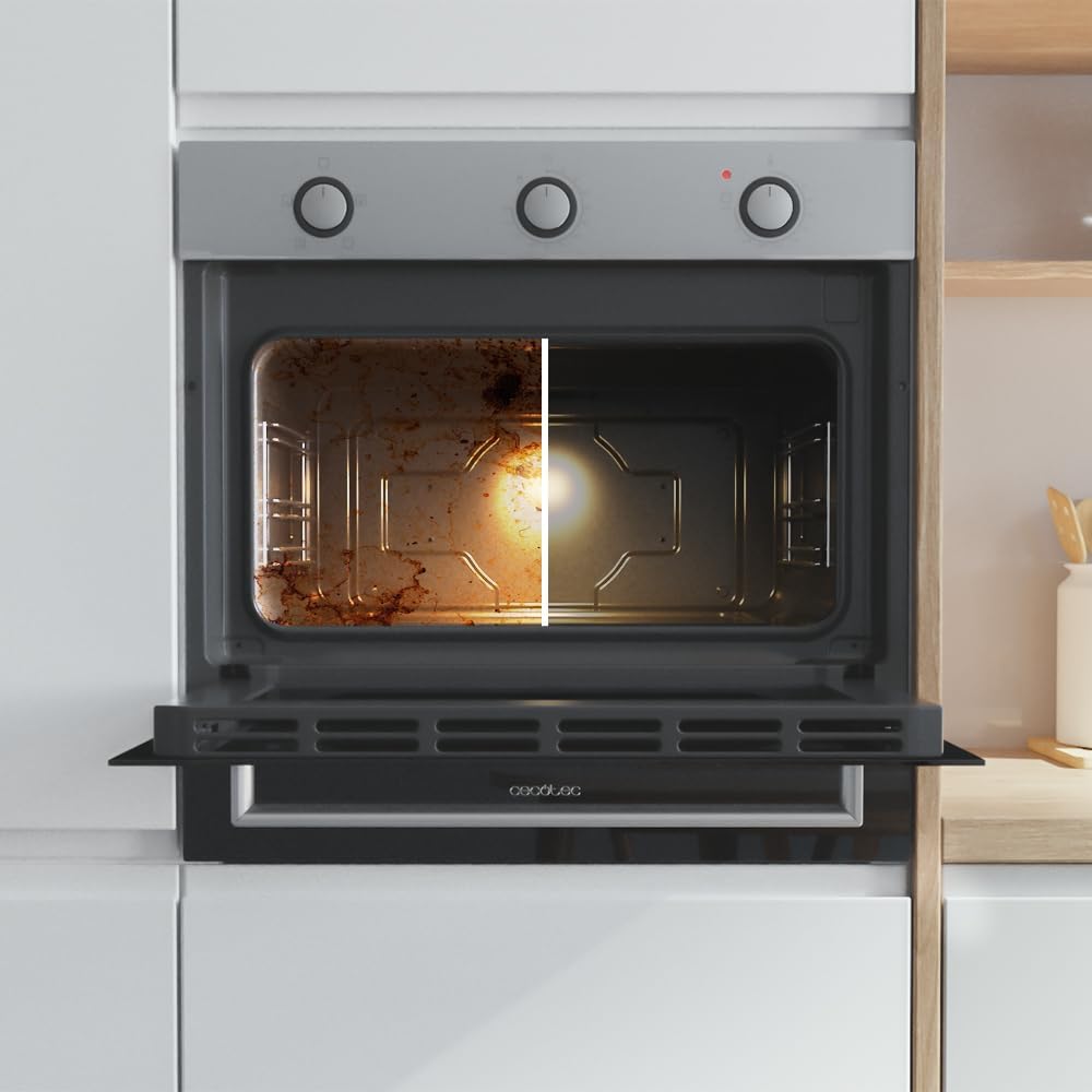 Cecotec - Four encastrable Bolero Hexa - 45 cm - 56L, 2600W, Inox, 4 fonctions, A, C134500