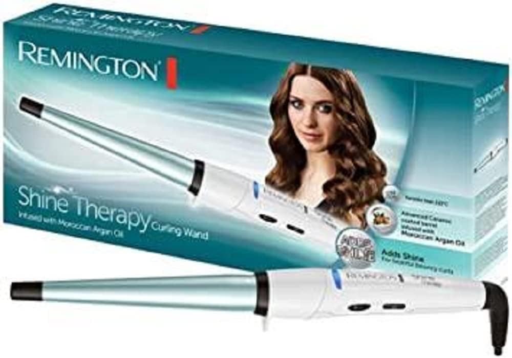 Remington - boucleur Shine Therapy - 13-25mm - céramique, argan, 8 réglages, LED CI53W