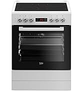 Beko FSM67320GWS Autonome Electrique 72L 8 modes de chauffage, 5 compartiments, verre...
