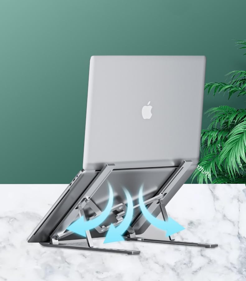 Support ordinateur portable - aluminium réglable 10-17,3