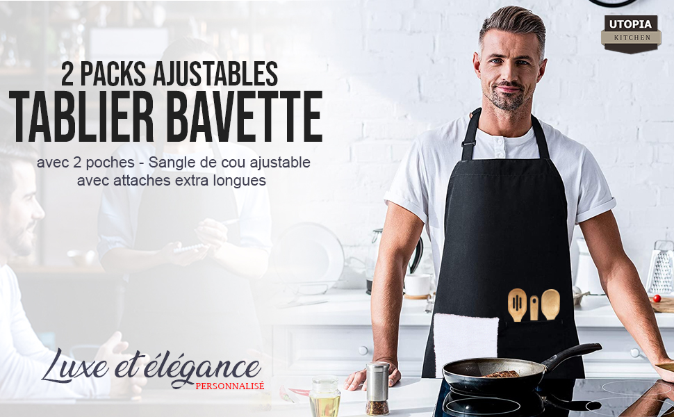 Tablier réglable.