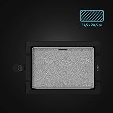 Plancha à rôtir électrique avec large surface de cuisson