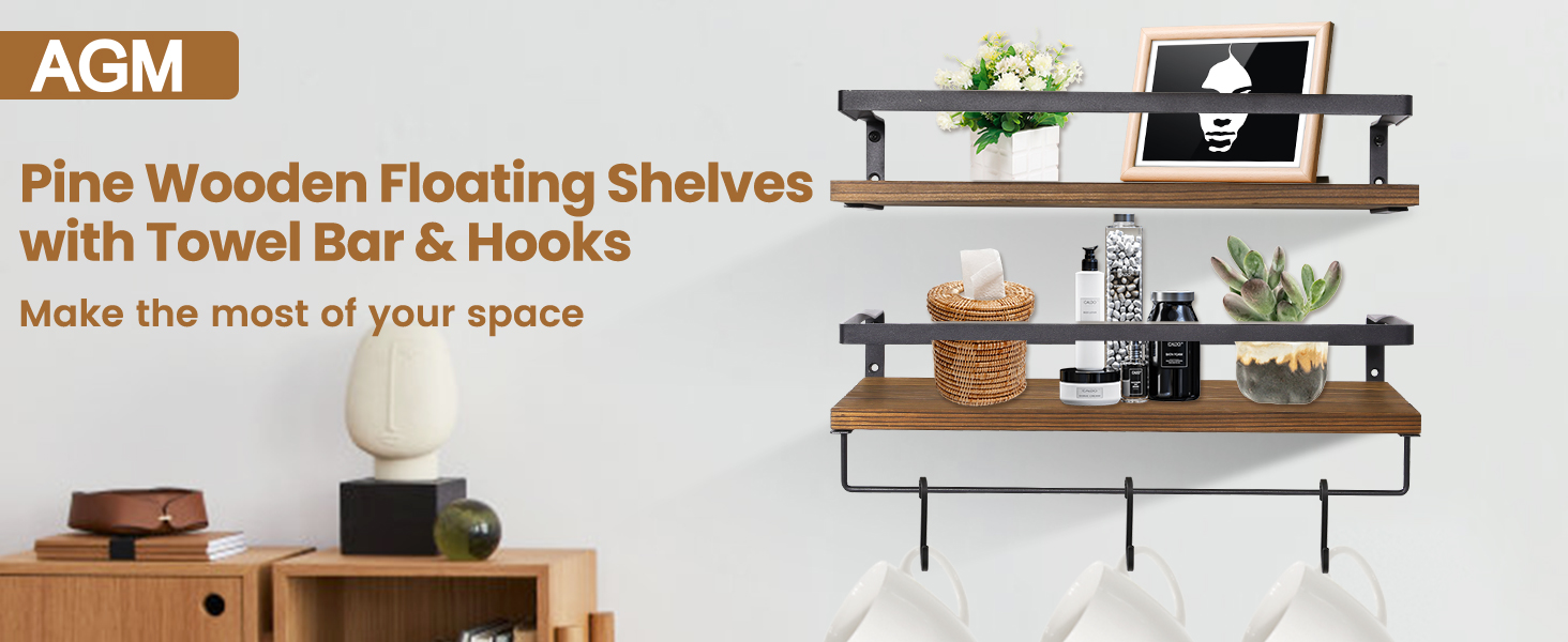 une étagère avec une plante et un vase dessus.