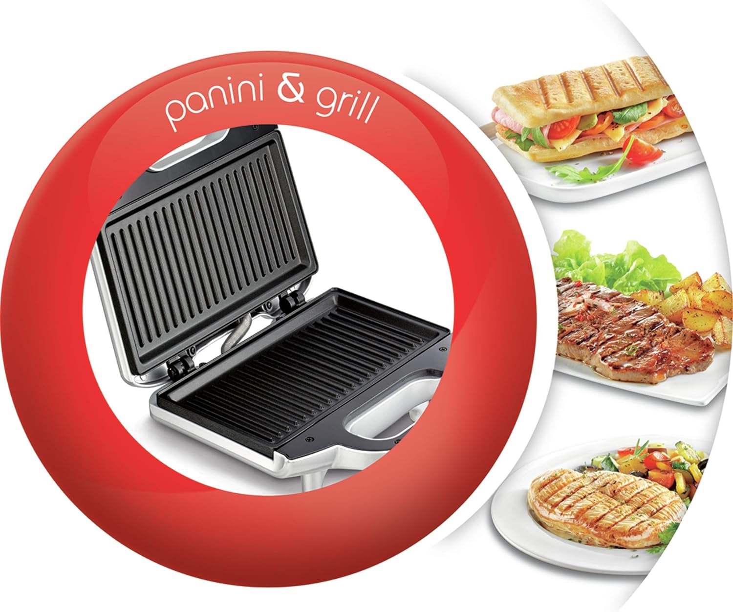 Moulinex - SM156D - ultracompact, grill sandwich, facile à ranger