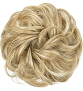 JJstar Chignon Postiche Cheveux Grande Postiches Bouclés Ondulés Chouchou Cheveux Naturel Faux Ch...
