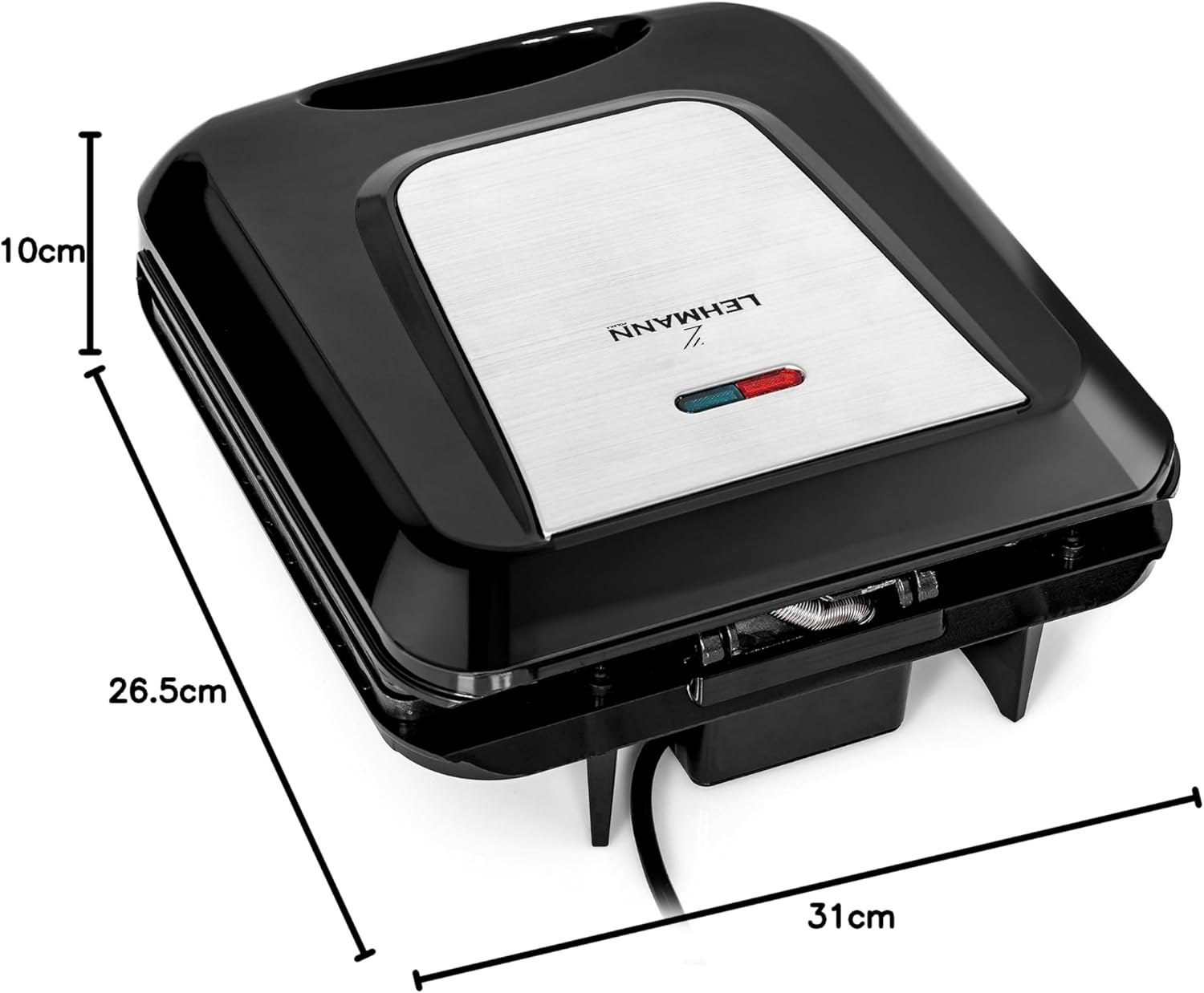 Lehmann - Boulangerie électrique 1700W, 24 noix, anti-adhésif, compact