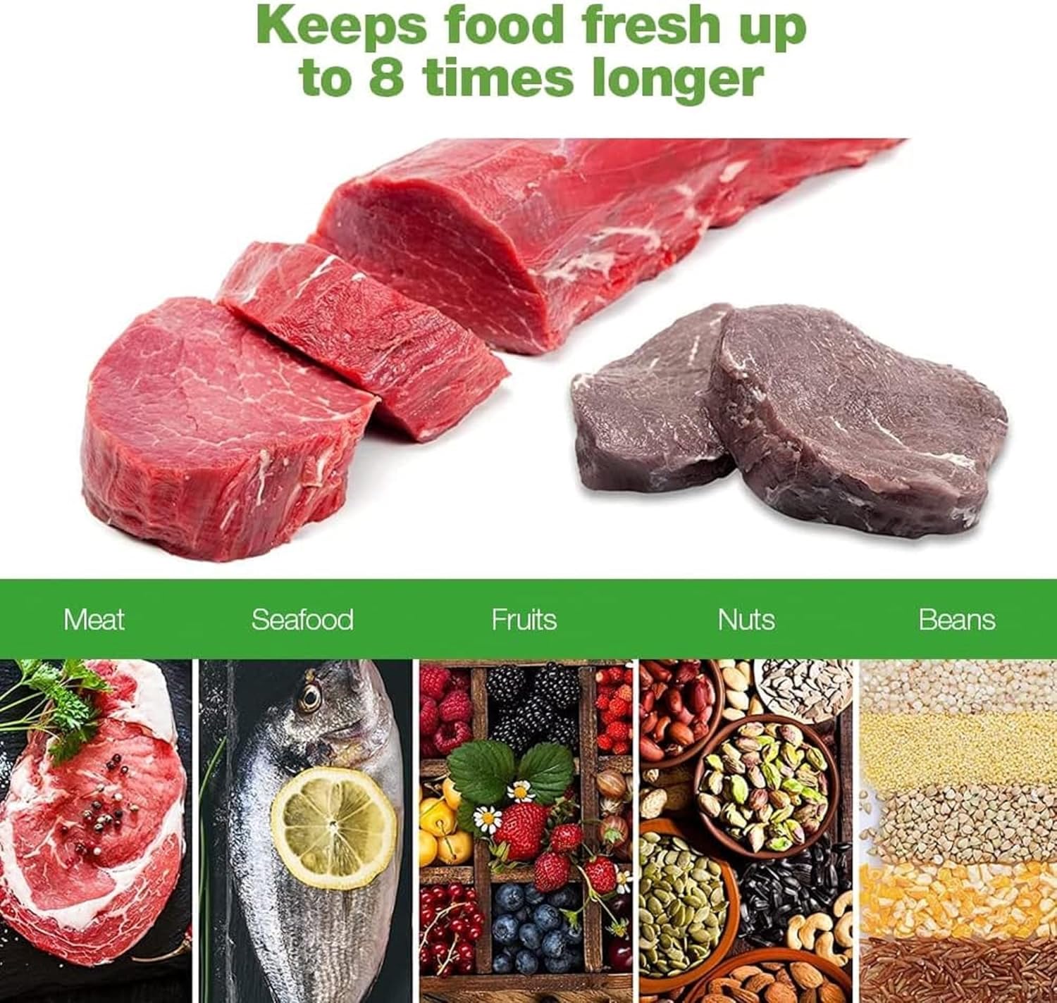 Edihome - Sac Sous Vide - 20x300cm, 28x300cm - Lot de 6 rouleaux, sans BPA