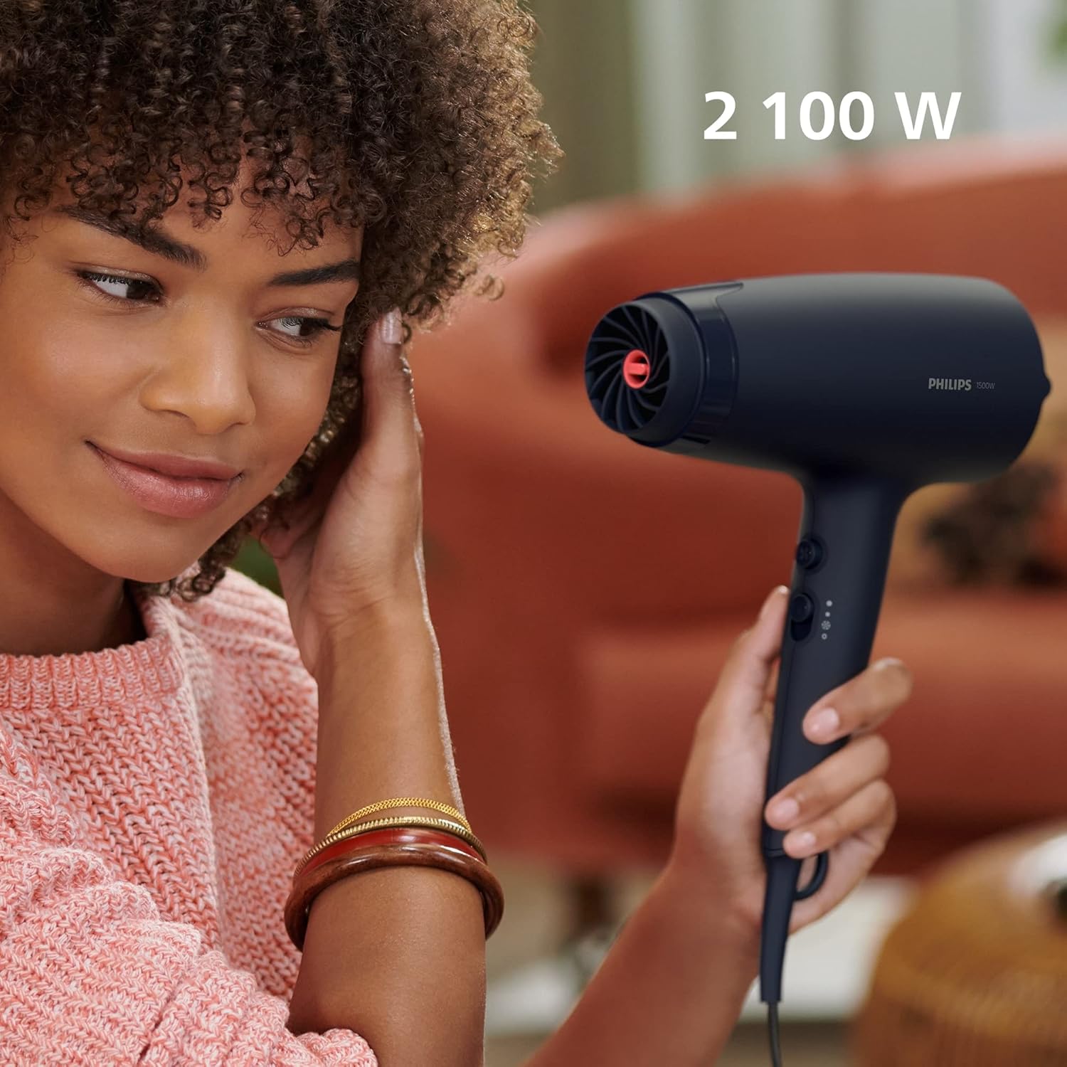 Philips - Sèche-cheveux Série 3000, ionique, compact, puissant BHD360/20