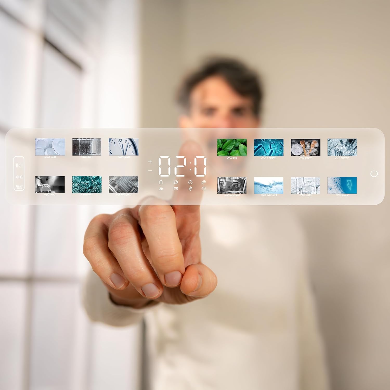 Cecotec - Bolero Aguazero 6700 Dark B - 60cm - 15 couverts, Classe B, moteur Inverter, Double Zone, Turbo Dry+