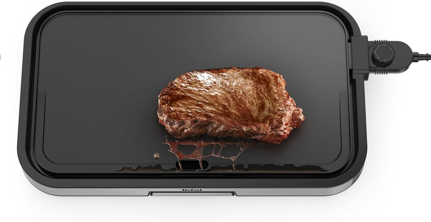 Tefal - Plancha Giant - XXL - 12 pers, revêtement antiadhésif, thermostat réglable, 2300W, CB631D