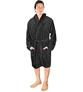 NY Threads Robe de chambre de luxe pour hommes | Peignoir de bain en molleton super doux | Vêteme...