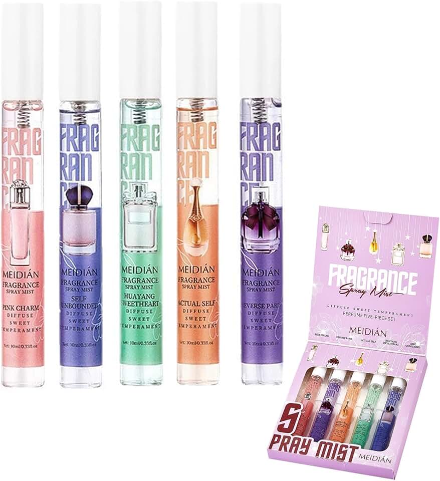 Coffret brume corporelle femme - floral frais - 5x10ml - cheveux & corps