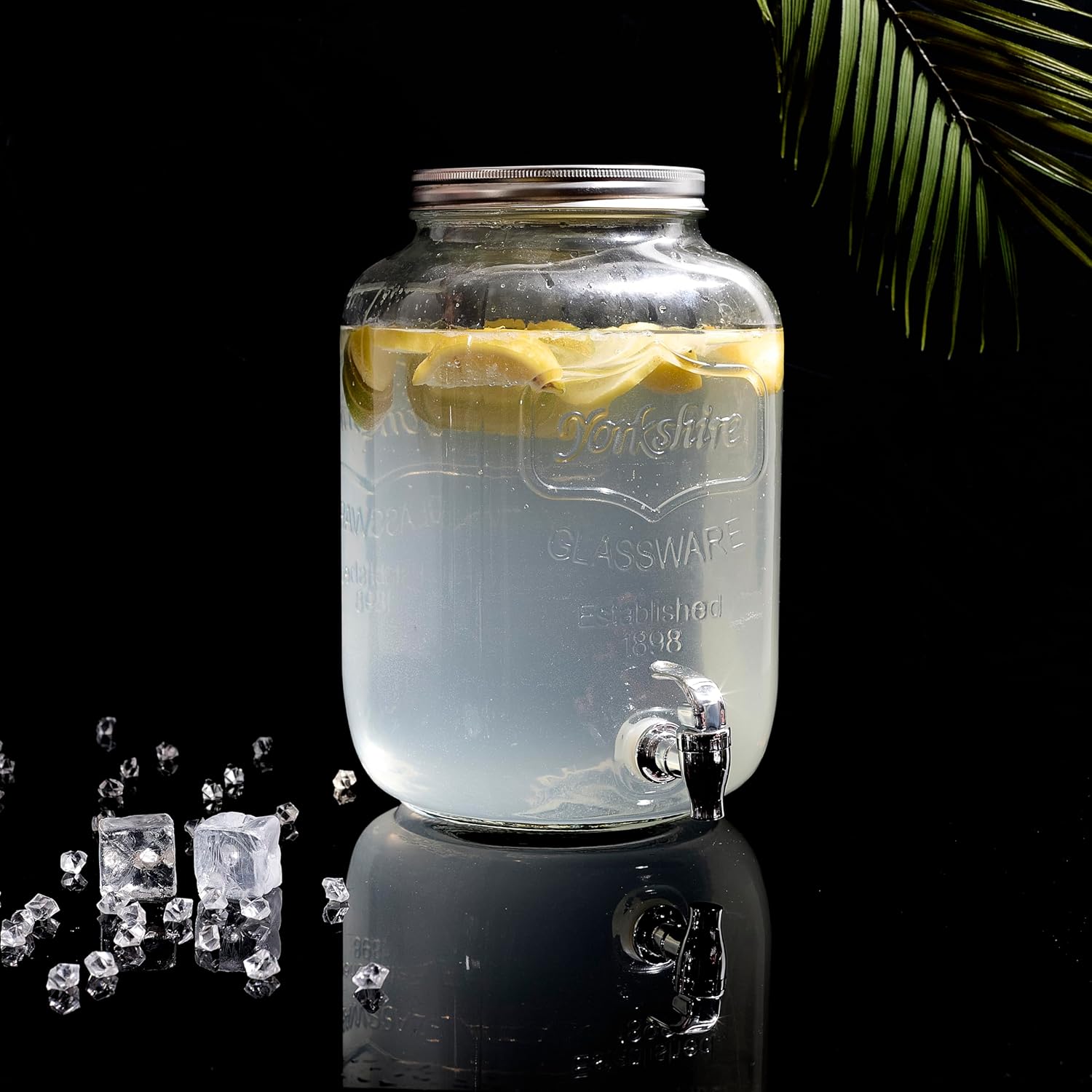 HOME DECO FACTORY - Fontaine à boisson 8L - large ouverture, robinet, KV7177