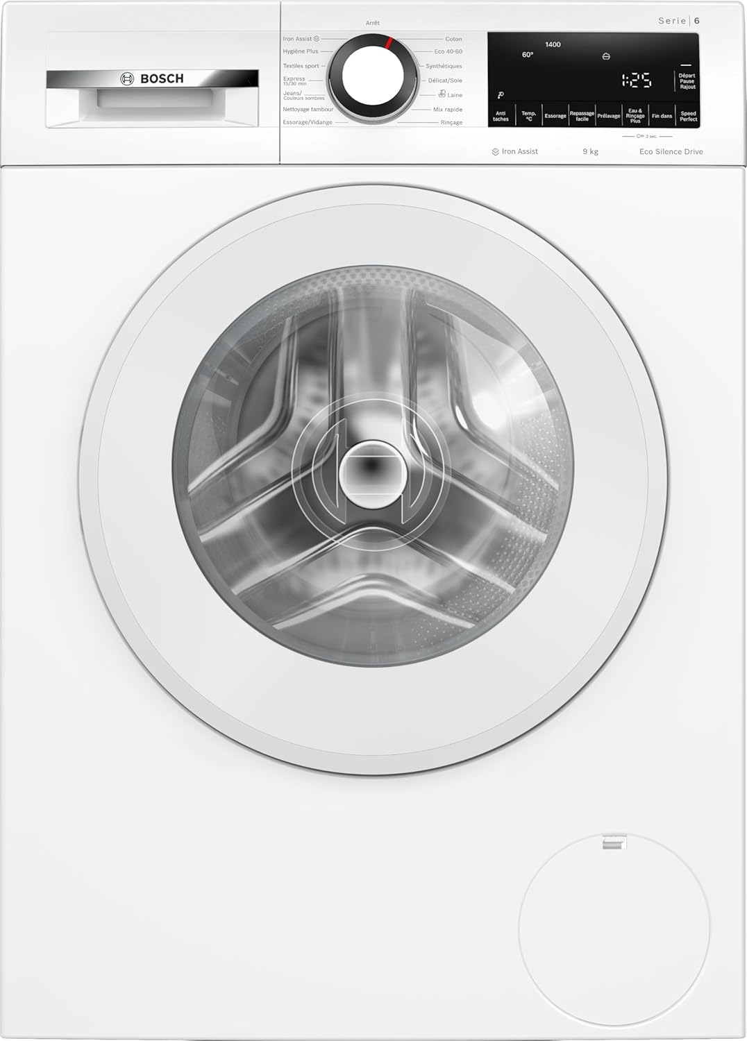 Bosch - Série 6 lave-linge 9kg 1400trs/min blanc compact WGG244Z3FR