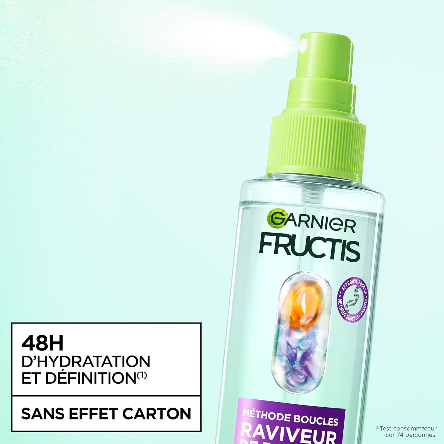 Garnier - Fructis Méthode Boucles - shampoing & spray - acide hyaluronique, karité, hydratant boucles