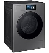 Samsung WF90F09C4SU2 Bespoke AI Machine à laver 9 kg, classe d'efficacité énergétique : A (-55%), écran tactile 7", SmartTh...