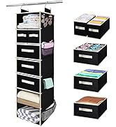 Étagère suspendue avec 7 compartiments, rangement suspendu stable.