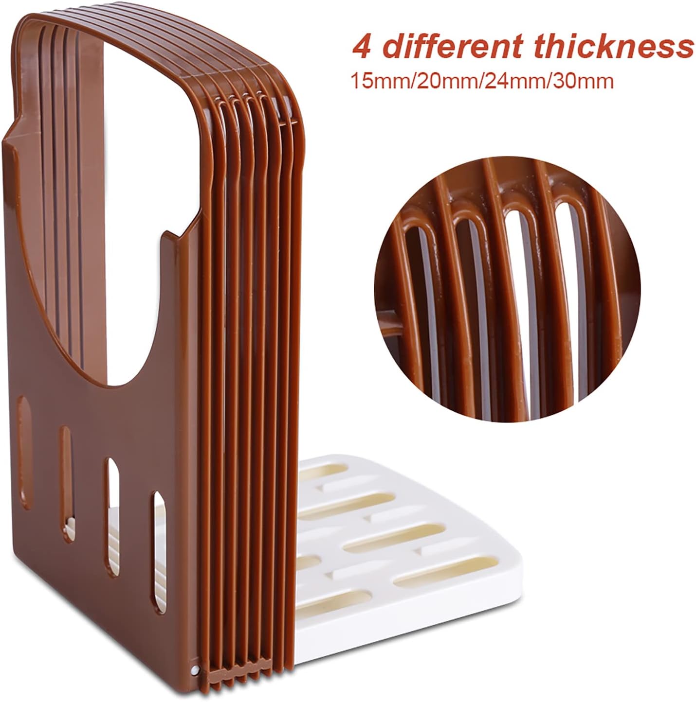 Trancheuse à pain - pliante, réglable, 5 épaisseurs, compacte, multi-usages