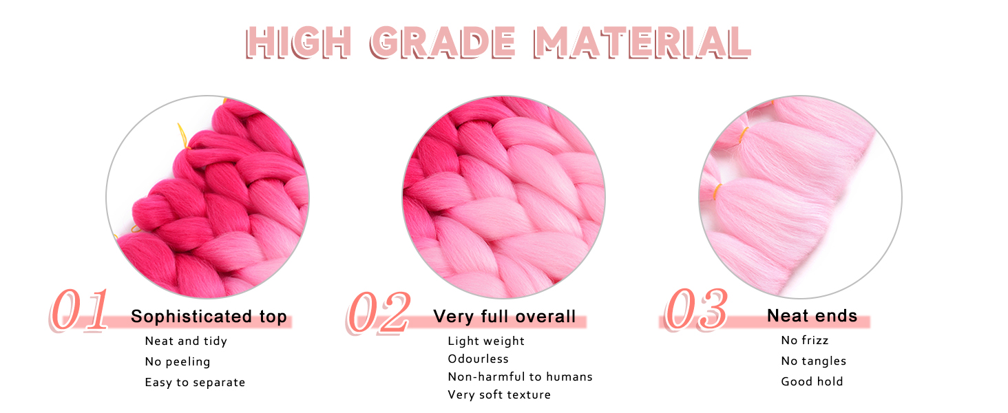 ShowJarlly Braiding Hair