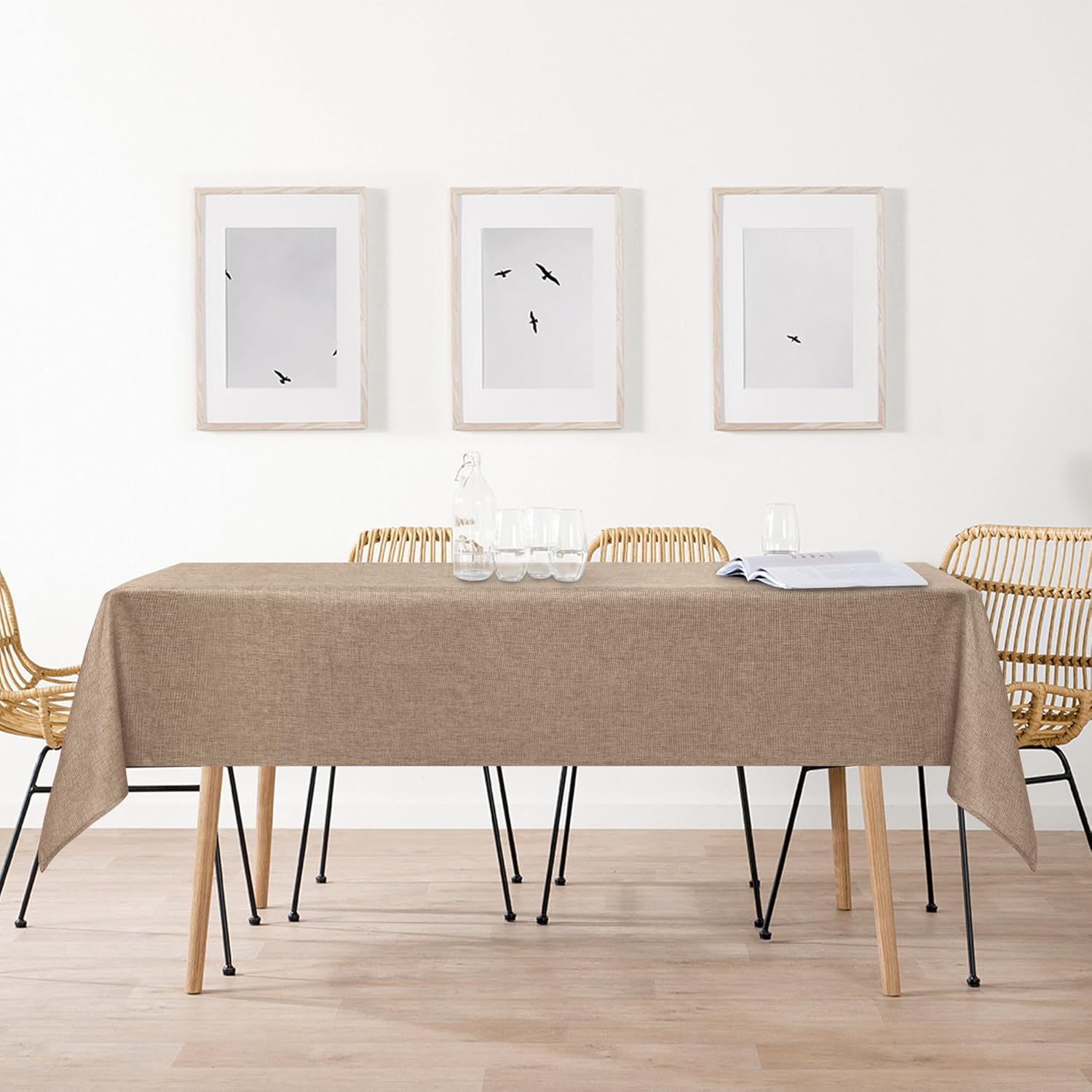 DWCN - nappe rectangulaire 135x240cm - lin lavable, imperméable