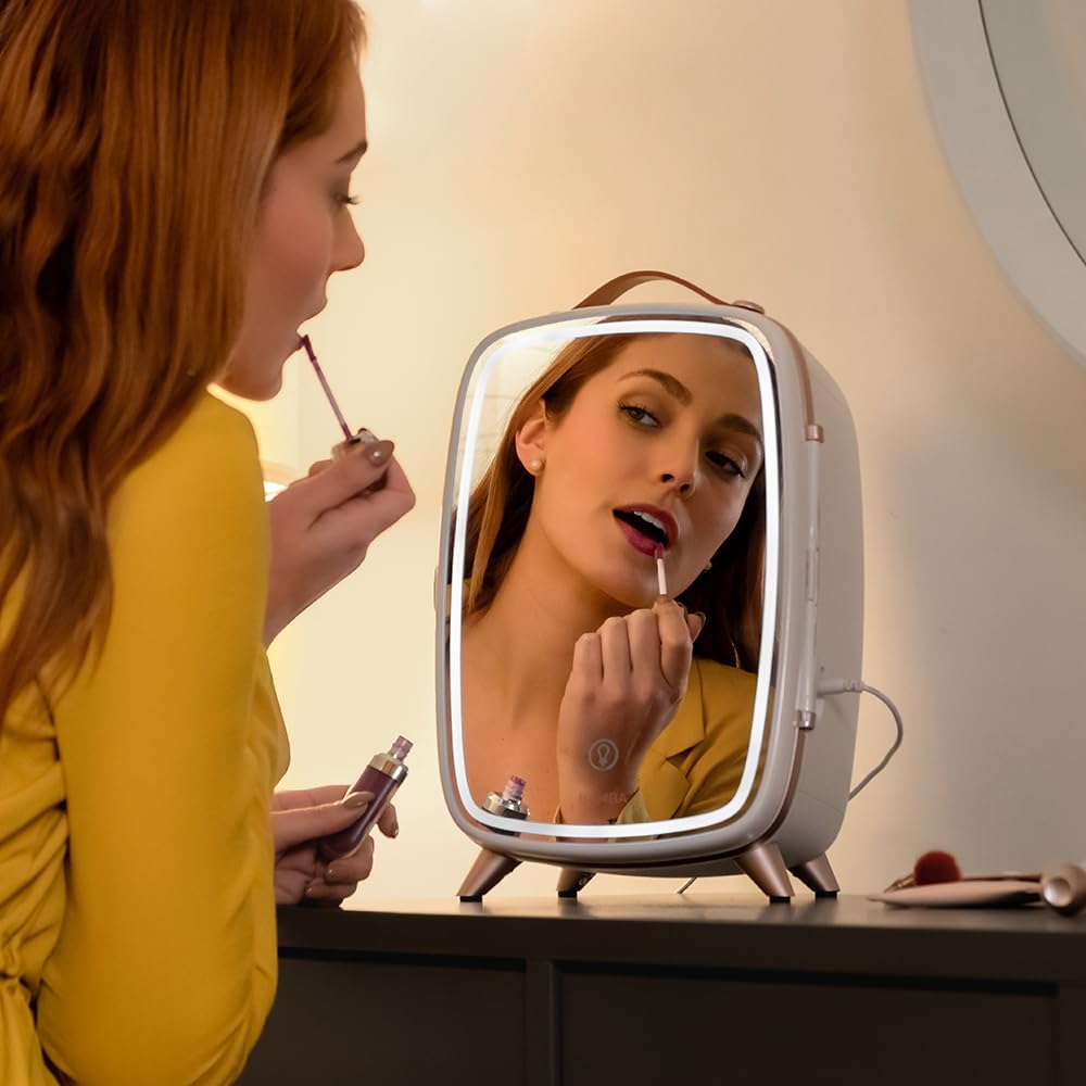 Cecotec - Mini-réfrigérateur pour cosmétiques - compact - 4L, refroidissement rapide