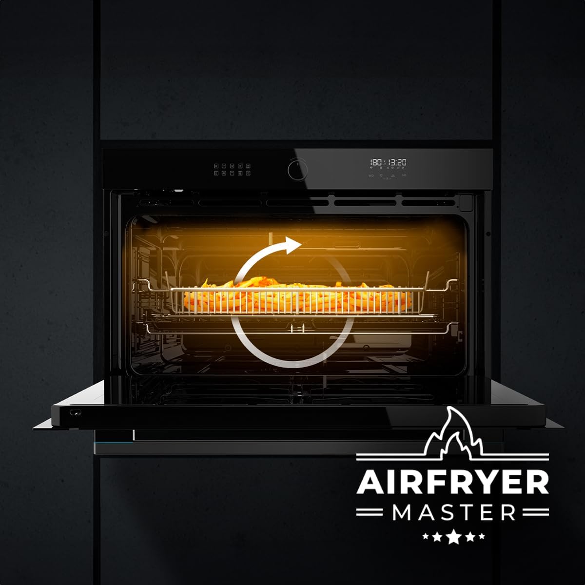 Cecotec - Four encastrable Airfryer - 13,3L - 11 fonctions, classe A, Hexa AF319000