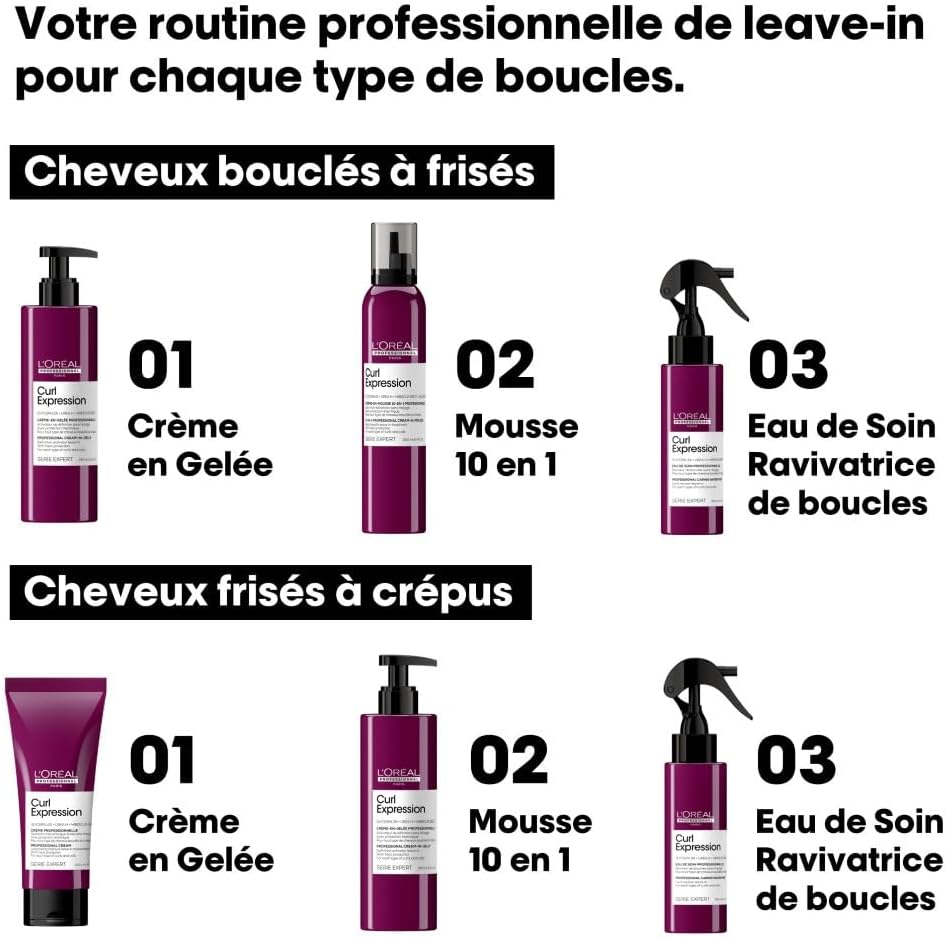 L'Oréal Professionnel - Curl Expression - 250ml - Crème-gel boucles, thermoprotecteur 230°C